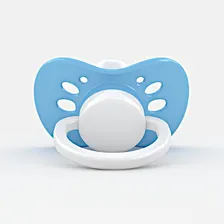 Chupeta Mamita Premium Bico Anatômico Pacote Com 25 Chupetas + 6 Meses Azul - Pacote Chupetas Bico Chato Atacado Foto mini 4