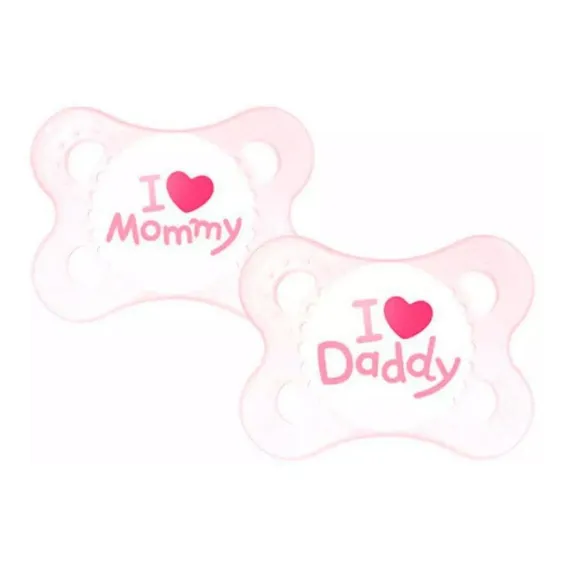 Chupeta Mom Dad - Rosa - Mam Foto 1