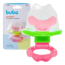Chupeta Mordedor Com Massageador De Gengiva Para Bebe Buba R Foto mini 4