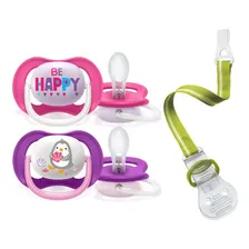 Chupeta Pinguim Happy + Prendedor De Chupeta - Philips Avent Foto mini 1