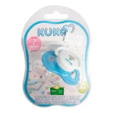 Chupeta Plus Kuka Bico Em Silicone Tamanho 2 Estampada Azul Foto mini 1