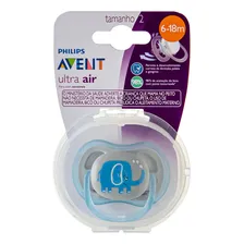 Chupeta Ultra Air Elefante Azul 6-18 Meses Philips Avent Foto mini 3