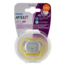 Chupeta Ultra Air Urso 6-18 Meses Avent Foto mini 2