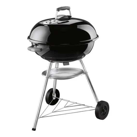 Churrasqueira A Carvão Weber Compact Pt 57cm Preto Cor Preto Foto 1