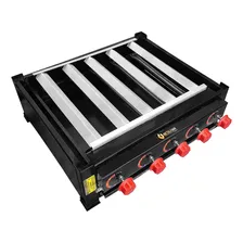 Churrasqueira Char Broiler Black À Gás MetalFour 60x60 Grelha Foto mini 2