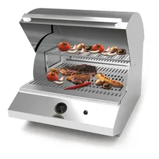 Churrasqueira de Bancada à Gás GLP Sem Fumaça e com Acendedor Automático Inox Saro? Foto mini 1