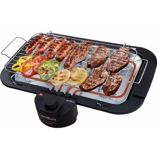 Churrasqueira Elétrica Grelha Gourmet Cgb2 N 127v - Britânia Foto 1