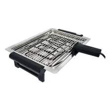 Churrasqueira Elétrica Portátil Grelha Removível Bandeja Coletora Cotherm Giulietta Grill 1250W 110V Foto mini  3