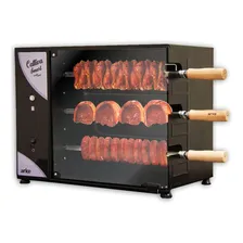 Churrasqueira Elétrica Rotativa Arke Cattiva Smart 3 Espetos Cor Preto 110V Foto mini 1