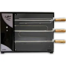 Churrasqueira Elétrica Rotativa Arke Cattiva Smart 3 Espetos Cor Preto 110V Foto mini 4