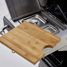 Churrasqueira Gás Completa Em Aço Inox 3 Queimadores Premium Foto mini  3