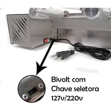 Churrasqueira Girat贸ria Soft Grill Inox 5 Espetos + Foto mini 2
