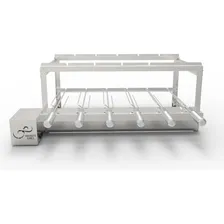 Churrasqueira Grill Giratorio 6 Espetos Inox Gira Grill Foto mini 1
