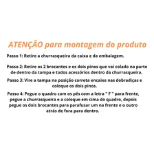 Churrasqueira Inox A Bafo 25 Kg Foto mini 4