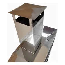 Churrasqueira Inox Churrasquinho Espetinho Profissional 72cm Cor Prateado Foto mini 4