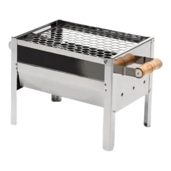 Churrasqueira Inox Mini Grill,pesca,camping + Grelha Foto 1