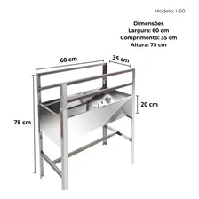 Churrasqueira Inox Portátil Grande C/ Grelha Inox + Avental Brinde Foto mini 3