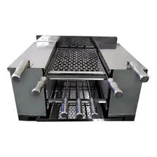 Churrasqueira Sem Fumaça A Carvão Em Aço Inox Double Grill Foto  mini 1