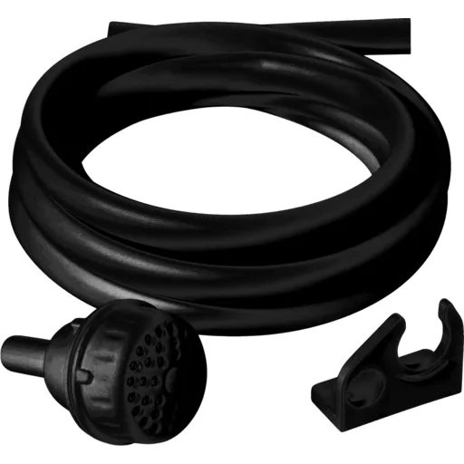 Chuveirinho Com Mangueira 2,10m E Suporte Preto T1034 Sintex Foto 1