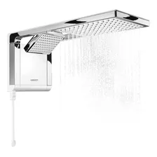 Chuveiro Acqua Duo Branco / Cromado 5500w 127v Lorenzetti Foto mini 3