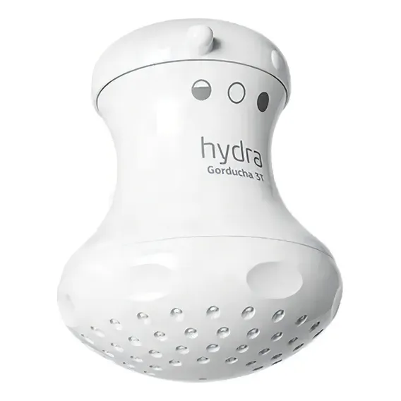 Chuveiro Ducha Hydra Corona Gorducha 3t 220v 5400w Cor Branco Potência 5400 W Foto 1