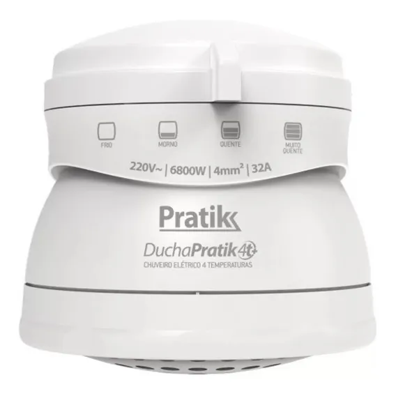 Chuveiro Ducha Pratik 4 Temperaturas 5500w 127v - Pratik Foto 1