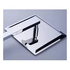 Chuveiro Ducha Slim Quadrado Metal 40x40cm Com Braço 38cm Foto mini  3