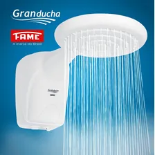 Chuveiro elétrico de parede Fame Granducha branco 7000W 220V Foto mini 3