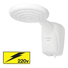Chuveiro elétrico de parede Fame Granducha branco 7000W 220V Foto mini 1