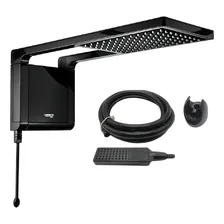 Chuveiro Elétrico De Parede Lorenzetti Acqua Ultra Storm preto 7.8kW 220V Foto  mini 1