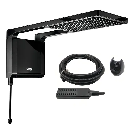 Chuveiro Elétrico De Parede Lorenzetti Acqua Ultra Storm preto 7.8kW 220V Foto 1