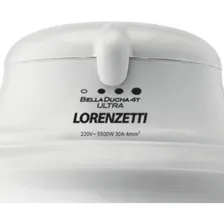 Chuveiro elétrico de parede Lorenzetti Bella Ducha 4T branco 5500W 127V Foto mini 4