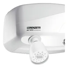 Chuveiro elétrico de parede Lorenzetti Jet Turbo Multitemperaturas branco 7.8kW 220V Foto mini 1