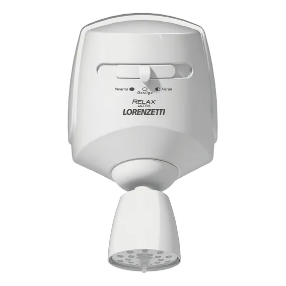 Chuveiro elétrico de parede Lorenzetti Relax Ultra branco 5500W 127V Foto 1