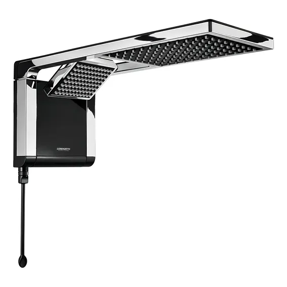 Chuveiro ElĂ©trico Lorenzetti Acqua Ultra Storm 7800w 220v Cor Preto-cromado PotĂȘncia 7800 W Foto 1