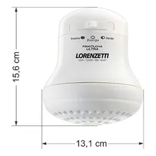 Chuveiro Elétrico Lorenzetti Maxi Ducha Branco 5500w 220v Foto mini  2