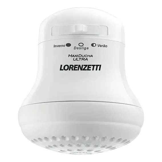 Chuveiro Eletrico Maxi Ducha Branco Lorenzetti 127V 5500W Foto 1