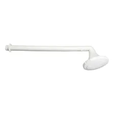 Chuveiro Frio Pequeno C/ Braço 30cm Branco Luconi Acabamento Brilhante Foto mini 1