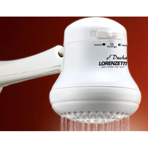 Chuveiro Maxi Ducha Lorenzetti 127v 220v 5500w + ResistĂȘncia Foto 1