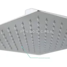 Chuveiro Moderno Slim Quadrado 30 Cm Inox 304 + Braço 40cm Foto mini 4