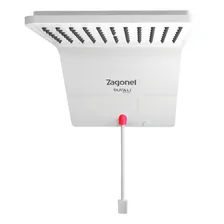 Chuveiro Zagonel Ducali Eletr么nico Branco Regulagem 220v 7500w Foto mini 2