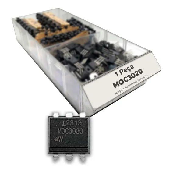 C.i. Optoacoplador Triac Moc3020 = Moc 3020 - Fotoacoplador Foto 1