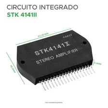 Ci Stk4141 Ii - Stk 4141ii = Stk4141v Chipsce Foto mini 3