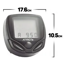 Ciclo Computador Velocímetro Para Bicicleta 15 Funções Atrio Cor Preto Foto mini 4