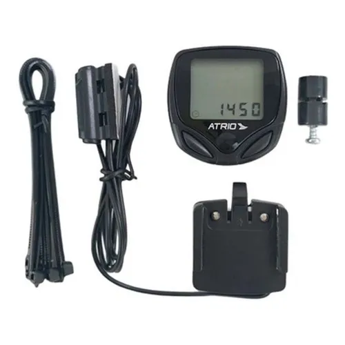 Ciclo Computador Velocímetro Para Bicicleta 15 Funções Atrio Cor Preto Foto 1