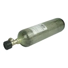 Cilindro Carbono Enchimento De Ar Pcp Mergulho 300bar 3l Foto mini  2