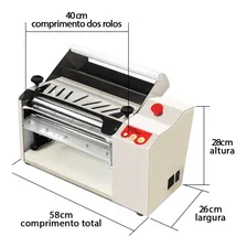 Cilindro Elétrico Para Massas Sem Cortador Talharim Foto mini 4