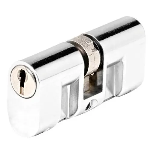 Cilindro Fechadura 619 Gold Zamac Com 2 Chaves - Gold Foto 1