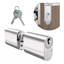 Cilindro Fechadura Stam Aluminio 603 901 90mm Buzios Cromado Foto mini 2