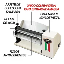 Cilindro Massa Eletrico Tao Pastel PĂŁo Pizza Laminadora 110V/220V Foto mini 2